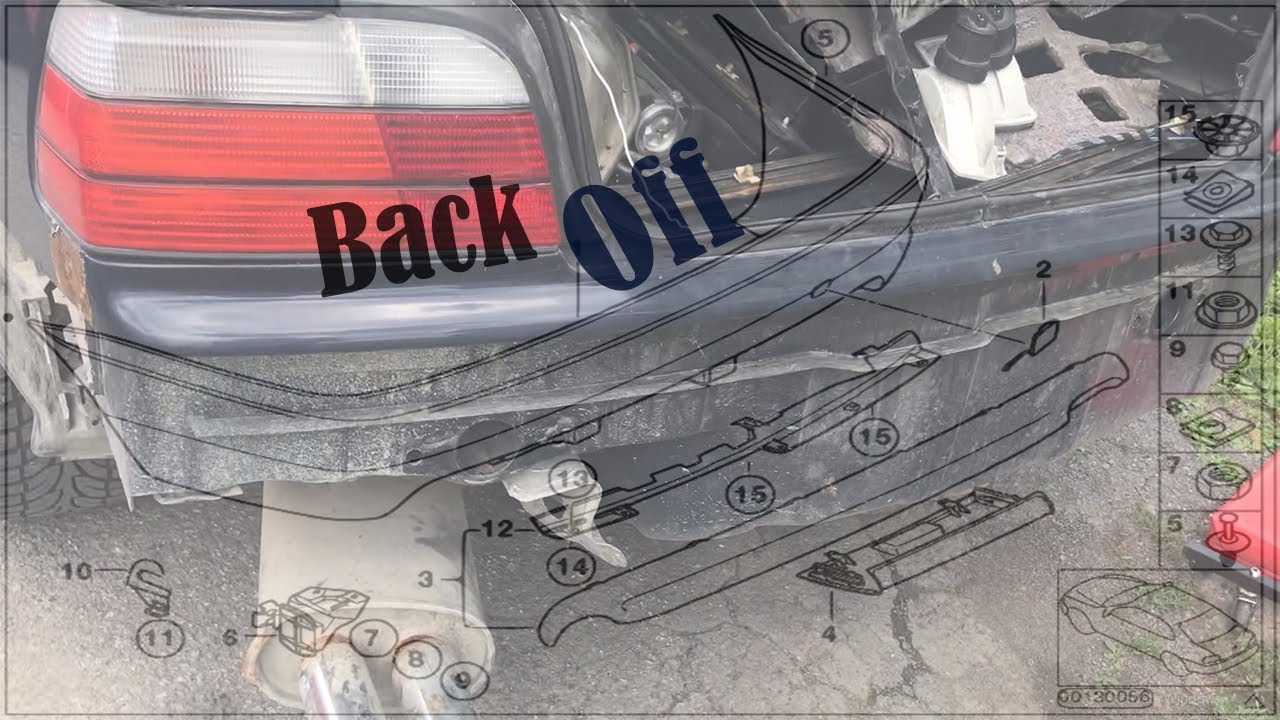 BMW 318is (e36): Rear Bumper Removal