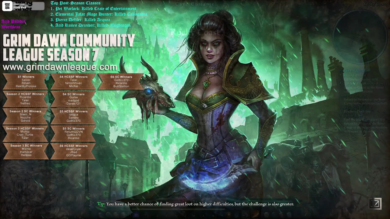 Grim Dawn Acid Paladin Part 2: Completing Normal
