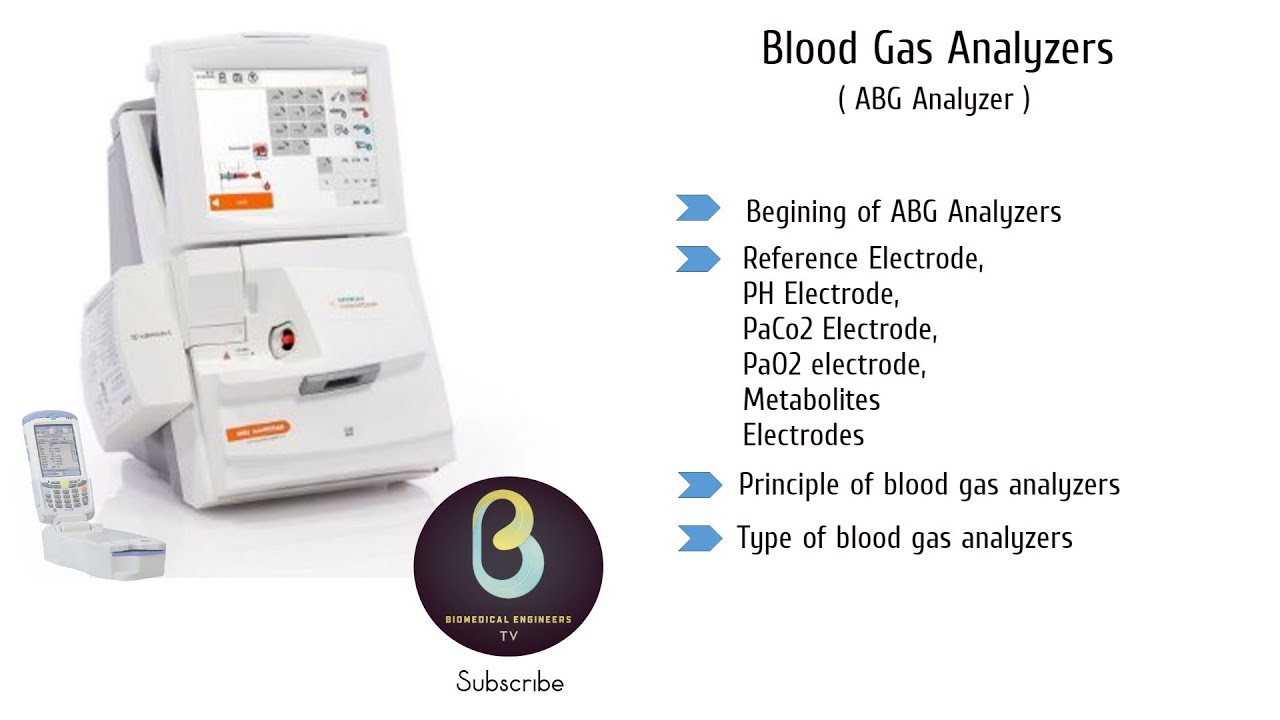 Blood Gas Analyzers | ABG Analyzer | Biomedical Engineers TV |
