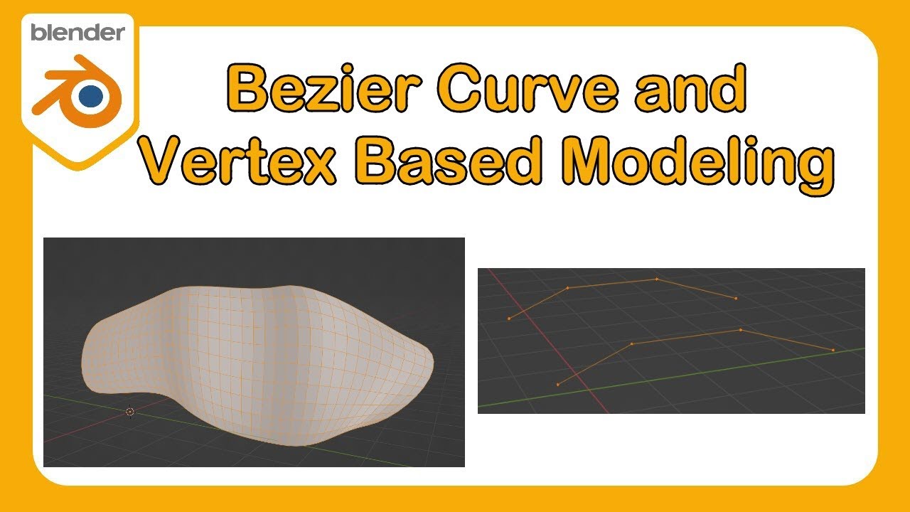 How To Learn Blender Part 12 -  How to Model with Curves and Vertices #Blender