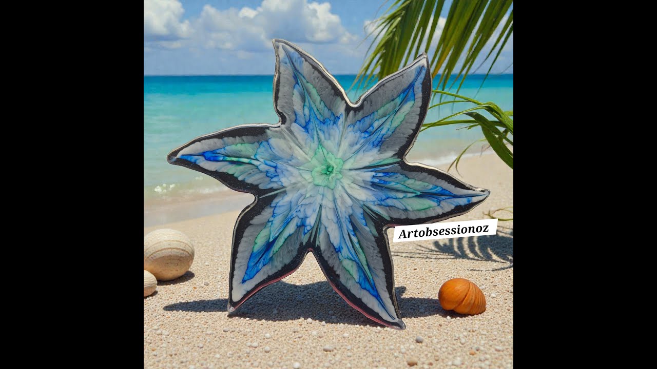 Craft a GORGEOUS Starfish Resin Art Piece Using Epoxy!