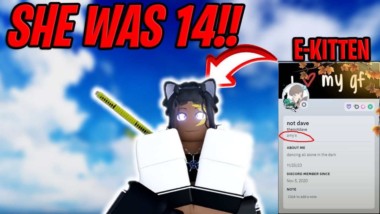 New Owner Dave Talking To Underaged E-Girls.... oh no