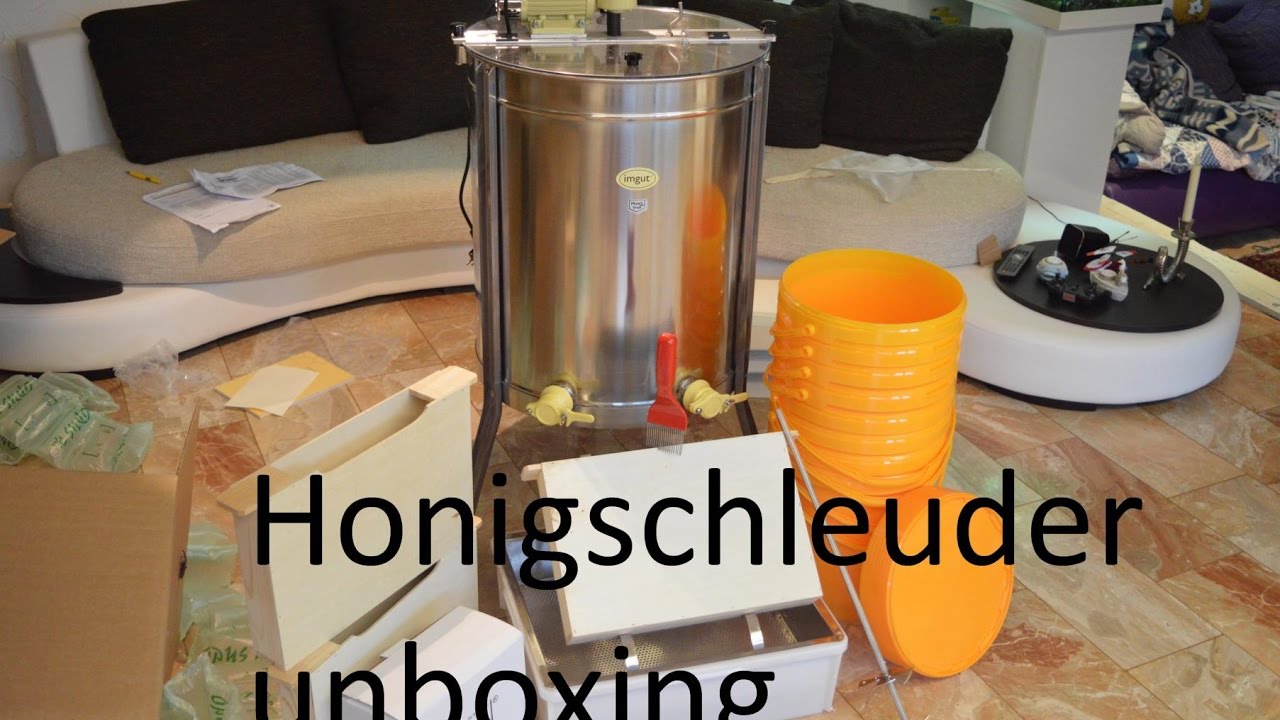 Unboxing Honigschleuder / Honigernte Teil 1