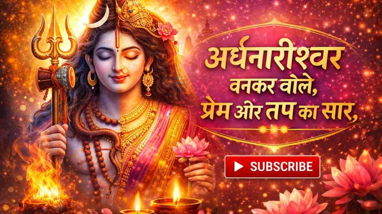 अर्धनारीश्वर भजन | शिव में शक्ति, शक्ति में शिव | Shiv Shakti Bhajan