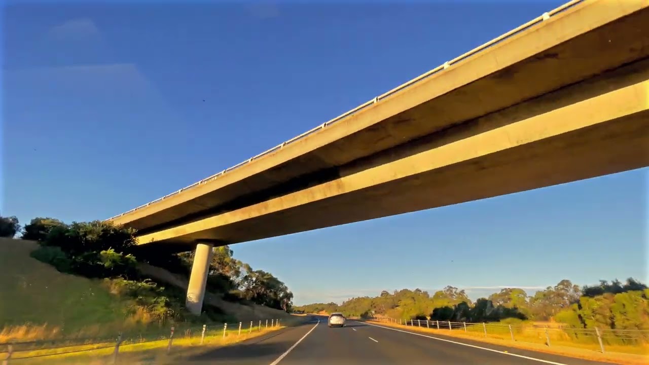 4K Golden Hour Drive from Rosebud to Melbourne | Peninsula Link Sunset Highway – 7319