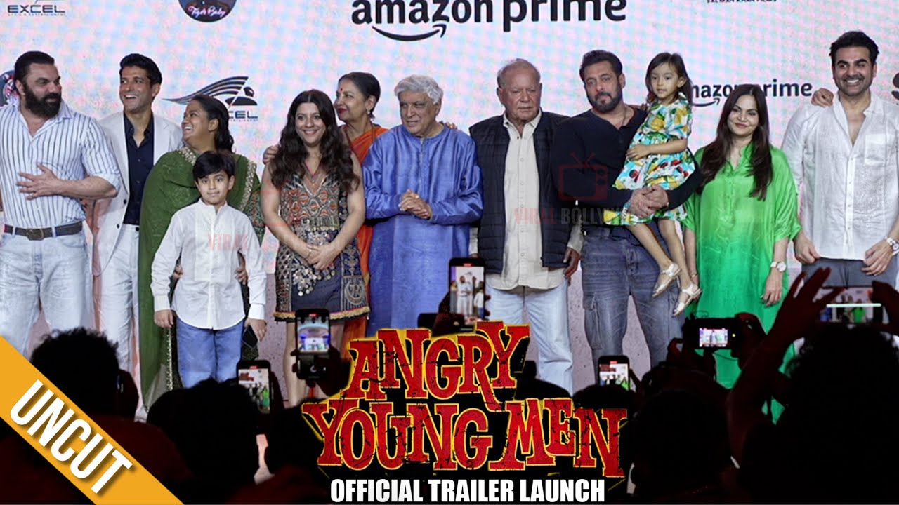 UNCUT - Angry Young Men | Official Trailer Launch | Salim-Javed Story | Salman Khan | August 20