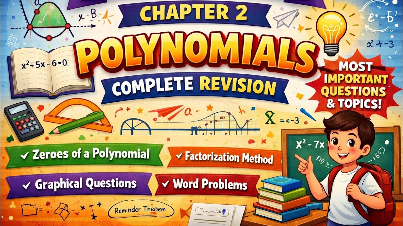 CLASS 10 Chapter 2 #Polynomial Introduction #importantchapter 