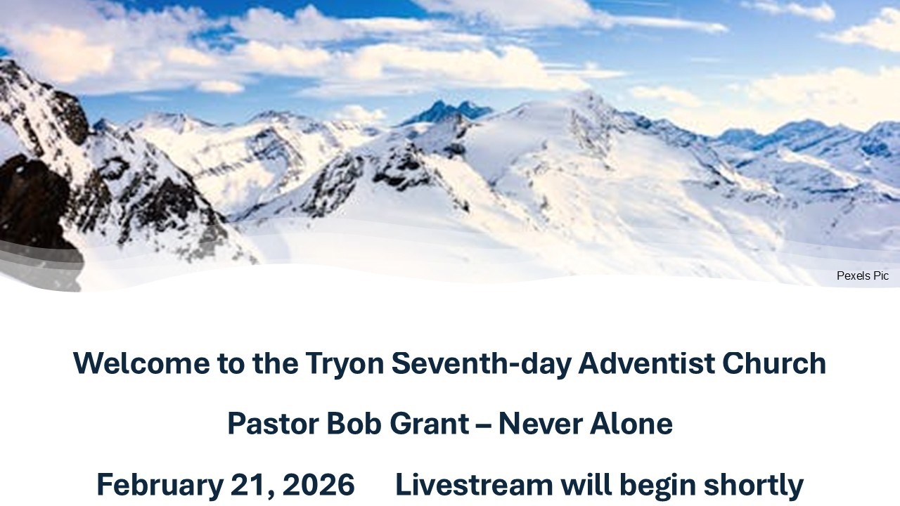 2026/02/21 Tryon Seventh-day Adventist Pastor Bob Grant 