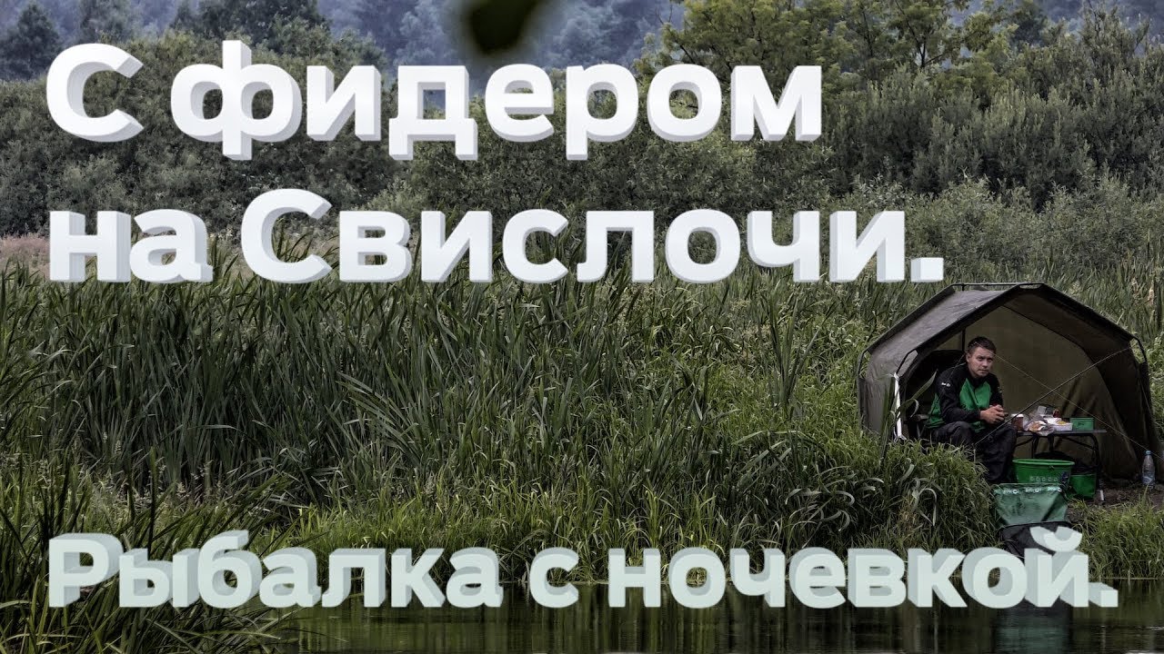 Фидер на Свислочи. Рыбалка с ночевкой.