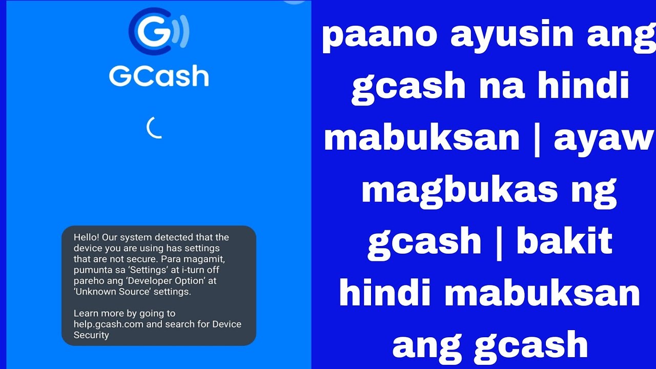 paano ayusin ang gcash na hindi mabuksan | ayaw magbukas ng gcash | bakit hindi mabuksan ang gcash