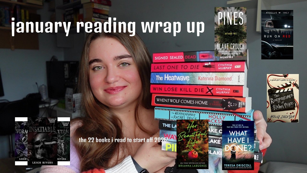 let's talk about the 22 books i read this month january🤍💫📚 *reading wrap up*