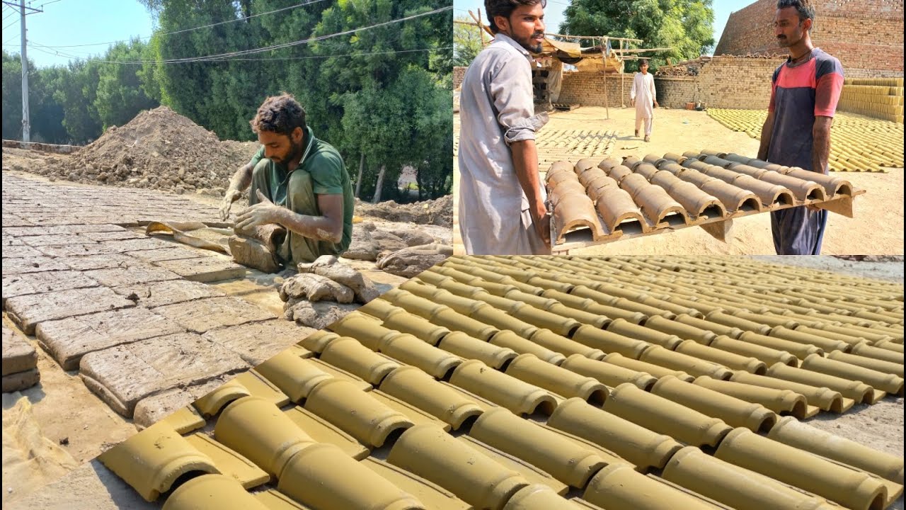 How To Make Roof Tiles Step By Step  