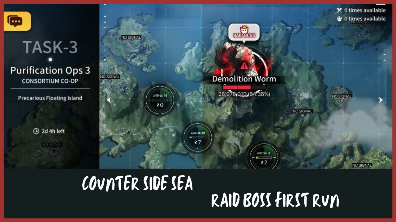 TASK-3 Boss Level 1 | Consortium Co-Op | Counter Side