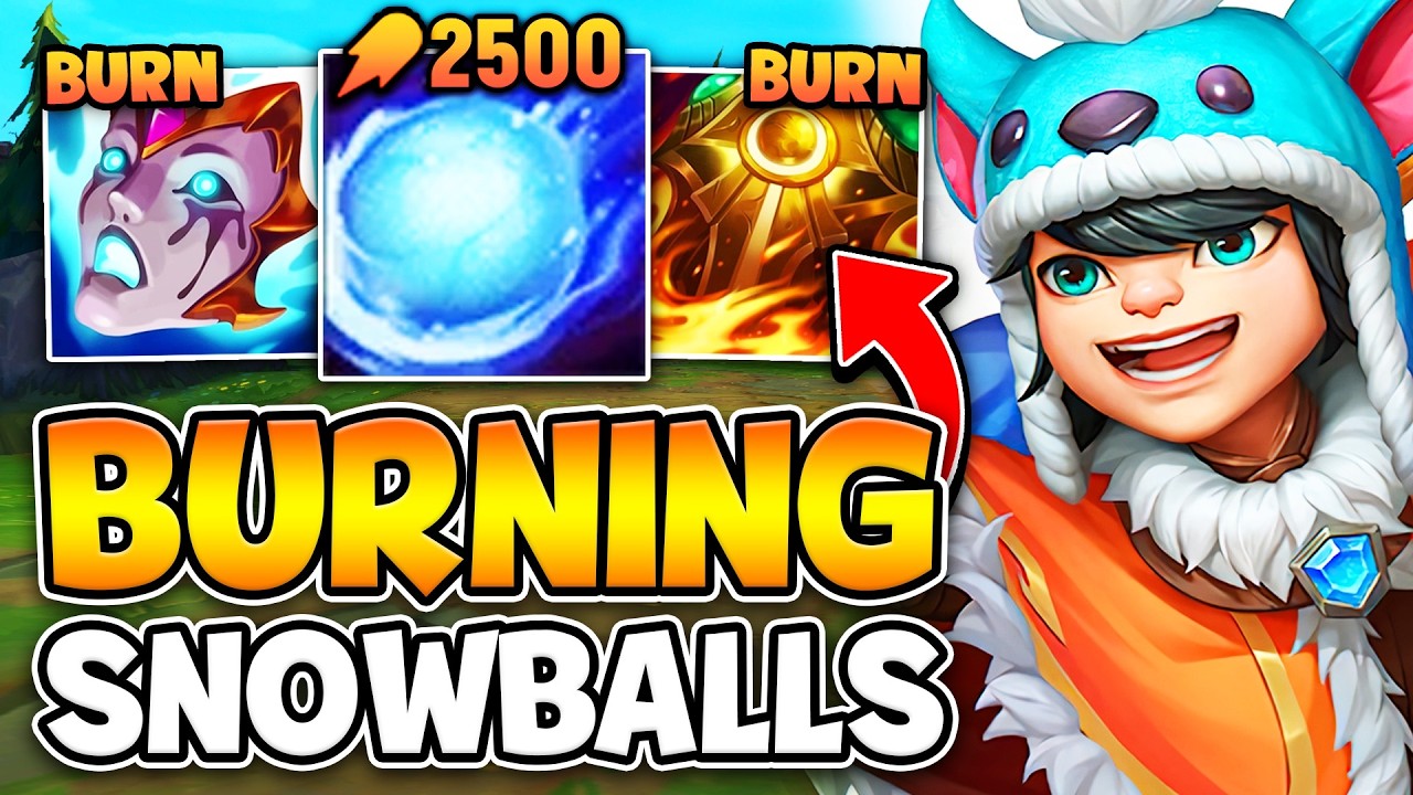 HELLFIRE NUNU ROLLS A BURNING SNOW BALL! (PUT THEM IN A MICROWAVE)