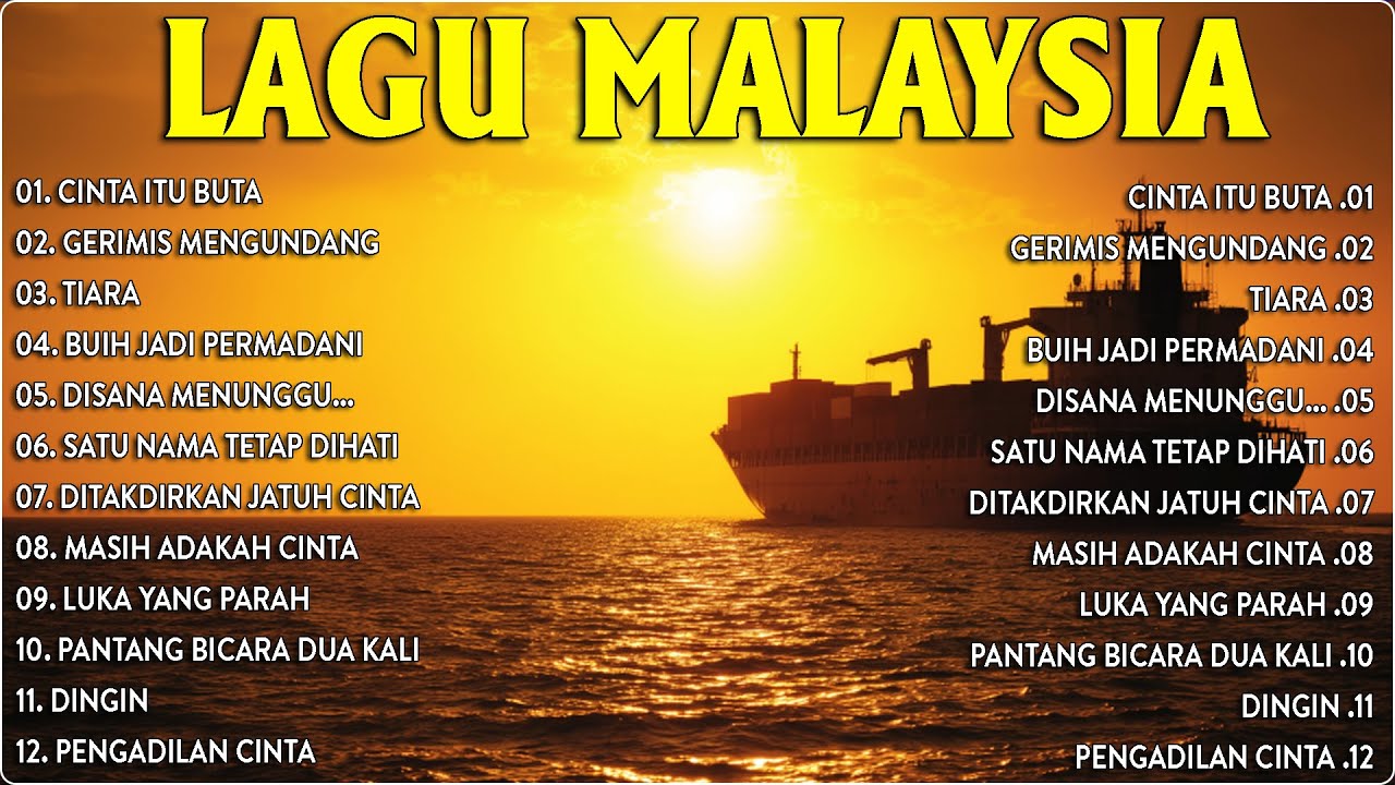 Lagu Malaysia Lama Populer Yang Terkenal - Slow Rock Malaysia Full Album🎶