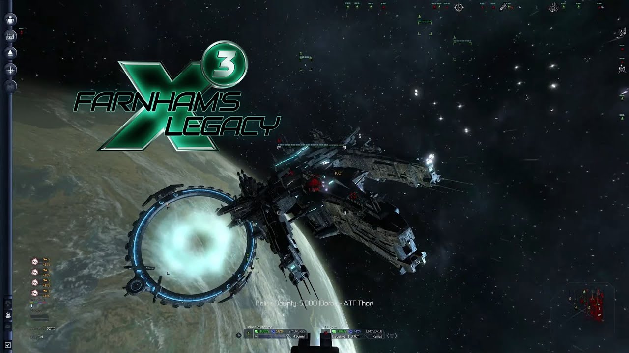 X3 Farnham's Legacy - Battling the Terran Navy and Capturing a Battleship