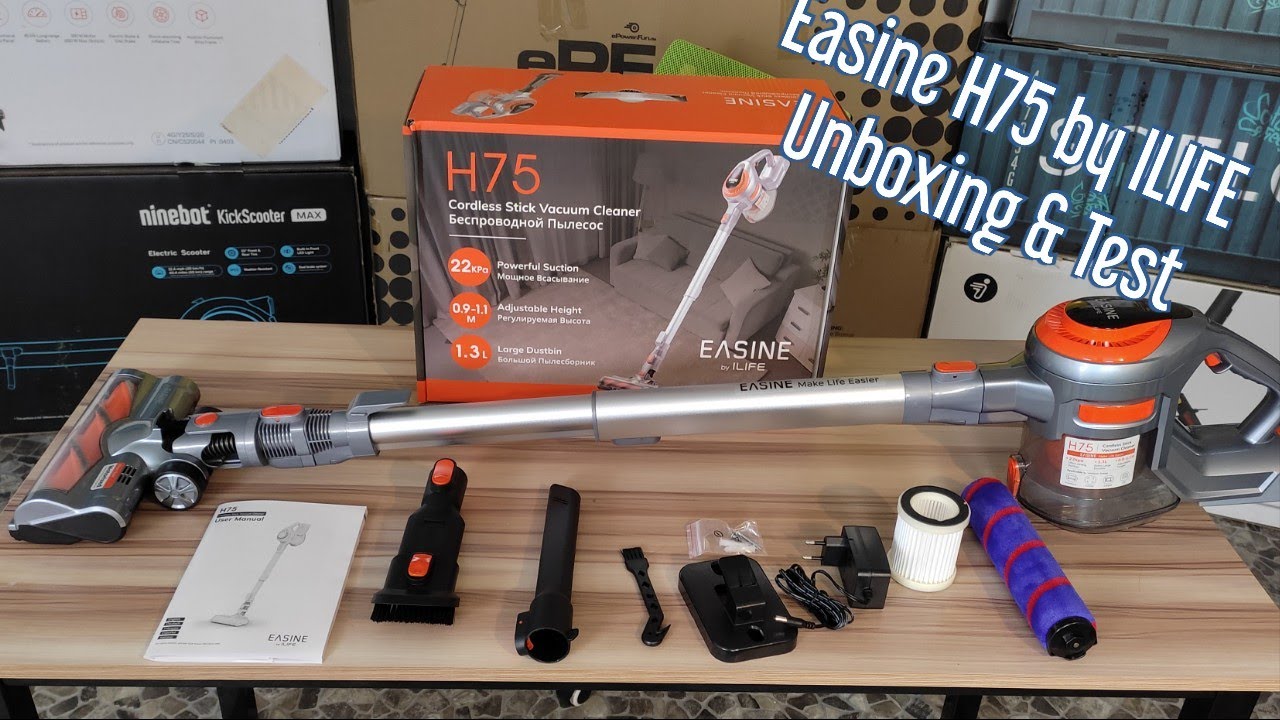 Easine H75 by ILIFE Unboxing & Test 22.000Pa Saugleistung -Mega Saugkraft