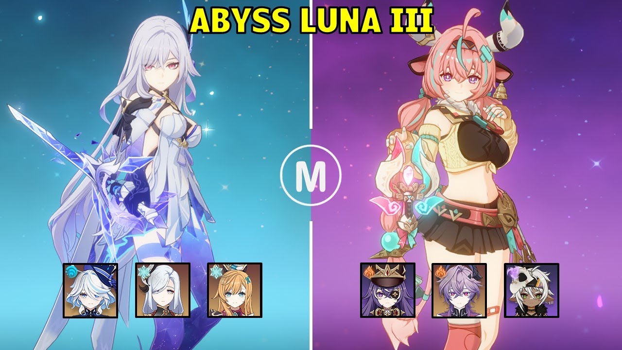 C2 Skirk Freeze & C0 Varesa Overload - Spiral Abyss Luna III Genshin Impact