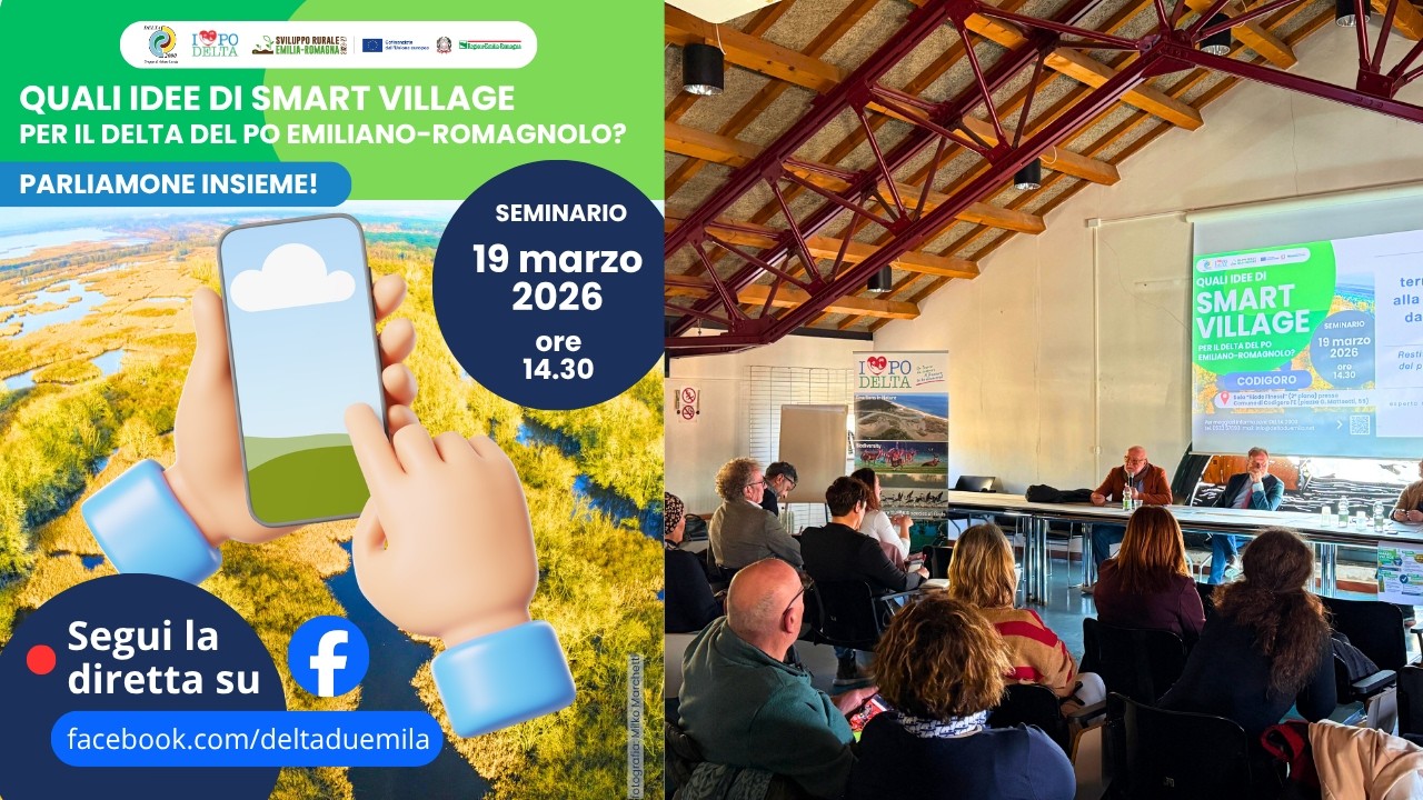 Seminario - Quali idee di Smart Village per il Delta del Po emiliano-romagnolo? Parliamone insieme!