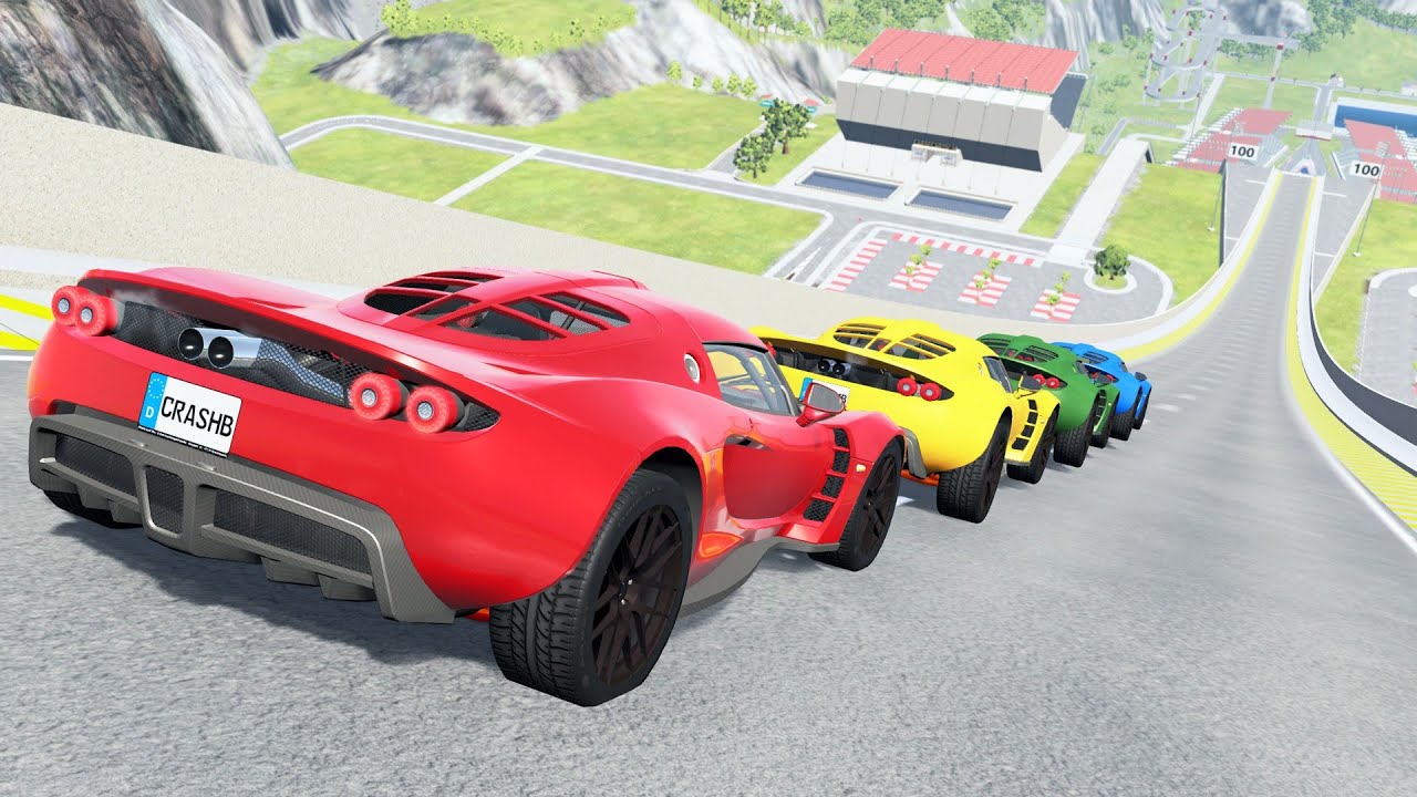 Epic High Speed Car Jumps 