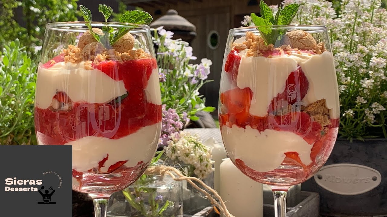 Marinierte Erdbeeren mit Mascarpone-Creme Rezept von Sieras Desserts