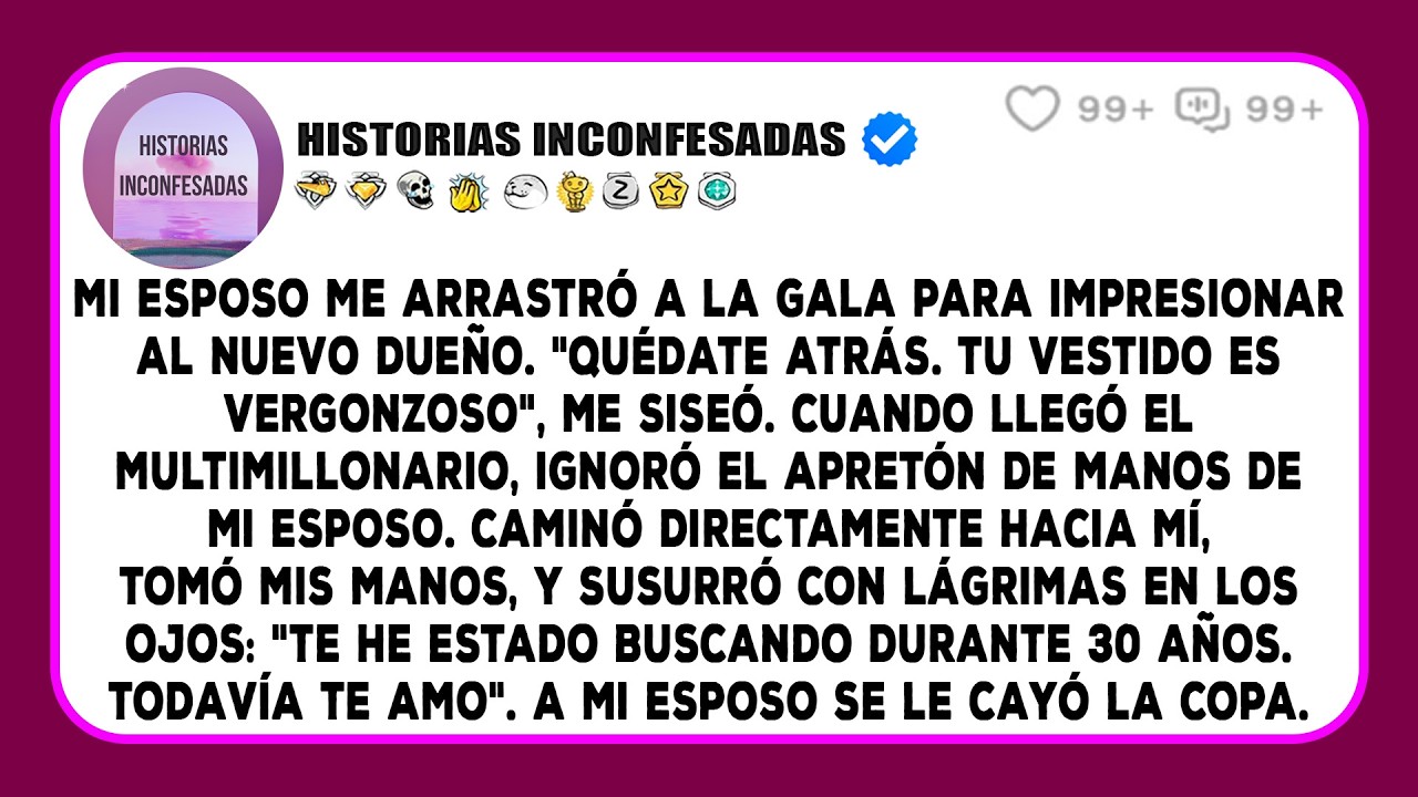 Mi esposo me arrastró a la gala para impresionar al nuevo dueño. 
