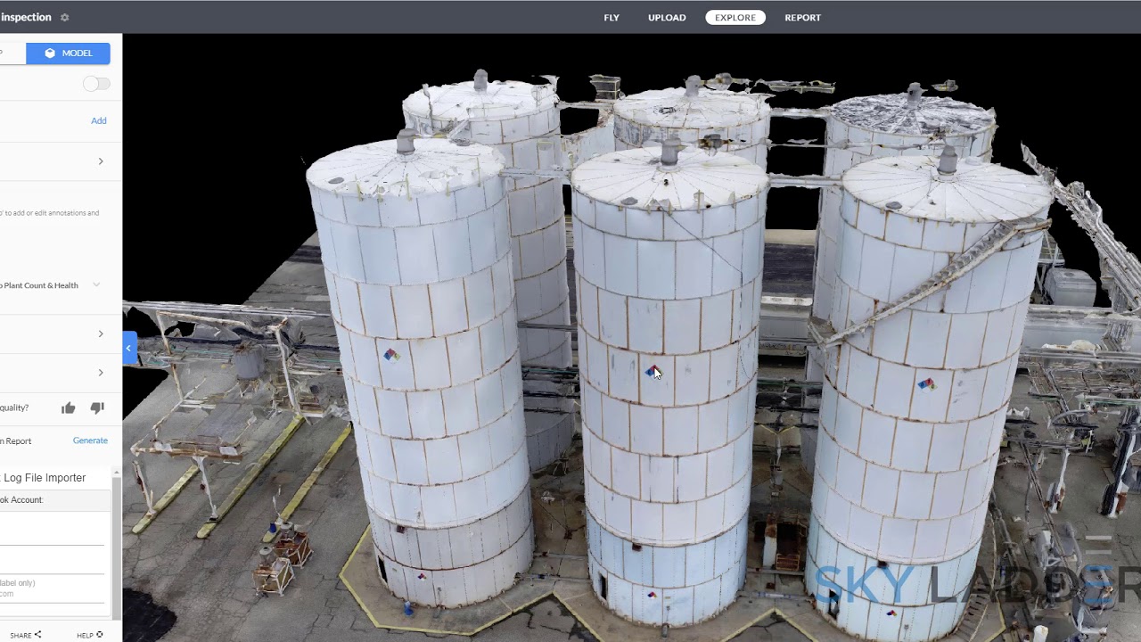 Sky Ladder Drones - Sample Tank Inspection & 3D Model (5:15)