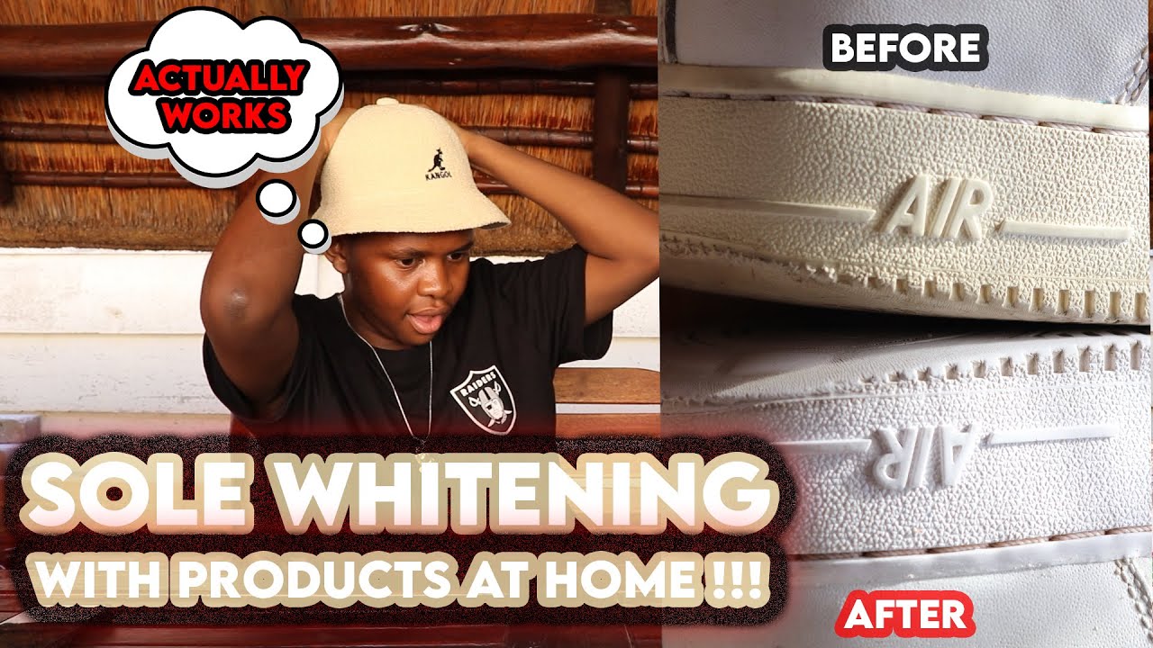 Remove Yellowing on Sneaker MidSole (The Best || South Africa)