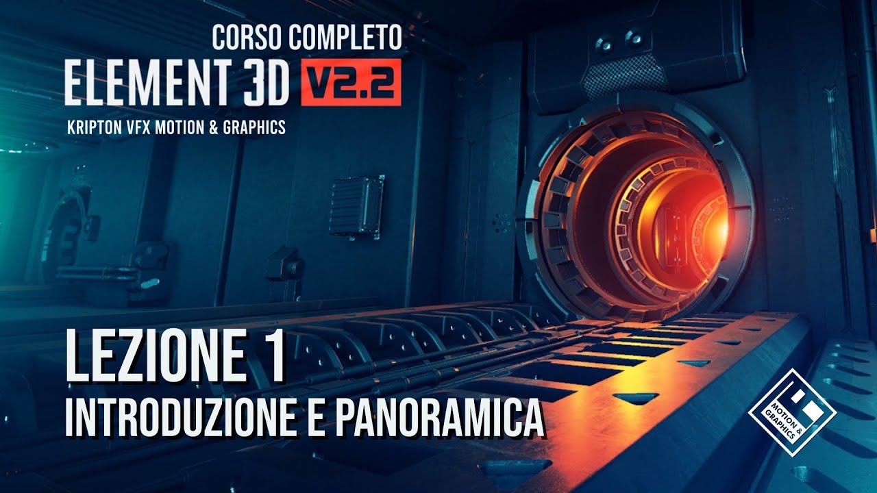 Corso Plug In Element 3D - Lezione 1 - Introduzione e panoramica - After effects tutorials