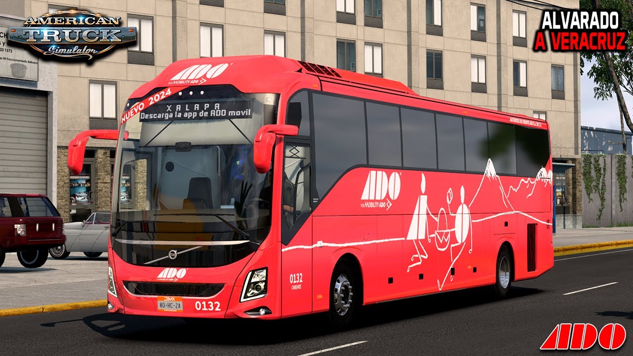 ATS 1.51 | Ruta de Alvarado a Veracruz | ADO Primera Clase | Volvo 9800 Euro 6