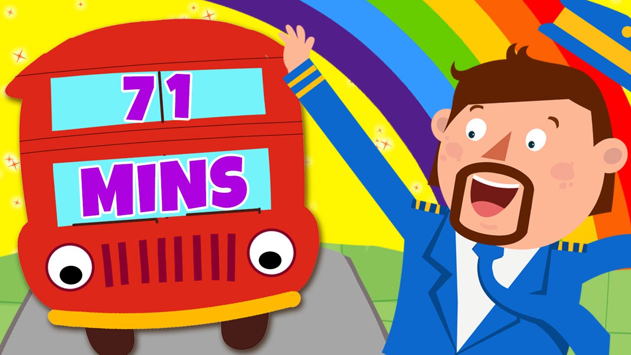 Wheels On The Bus Go Round And Round | Nursery Rhymes | Plus More Nursery Rhymes Collection | 70 Min