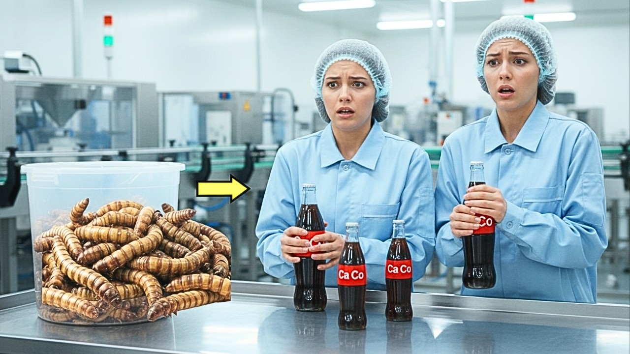 Inside the Factory: How Millions Are Crushed for Soft Drinks#Factoryprocess
