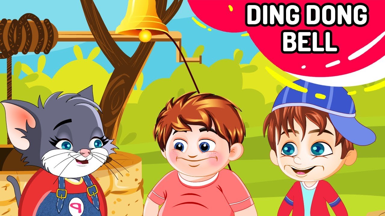 Ding Dong Bell (Cat Songs) - Popular Animal Songs for Kids By Baby Hazel Nursery Rhymes