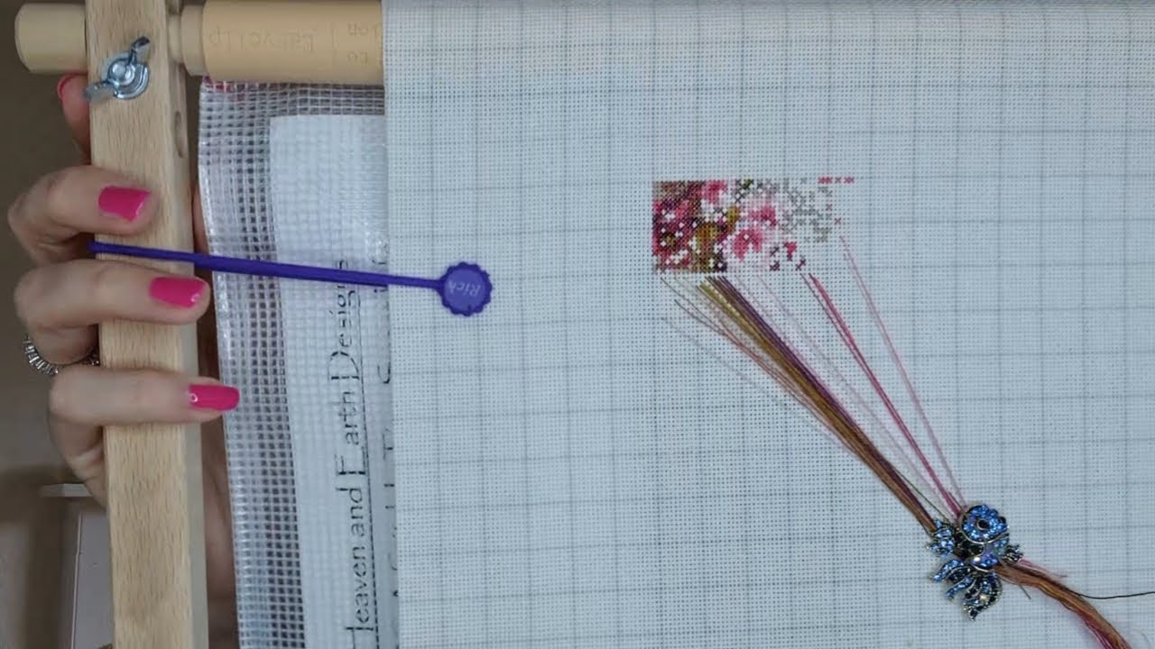 What does 20 count 1 over 1 look like??  AND...Floss Tube # 16 JULY Wips and Haul