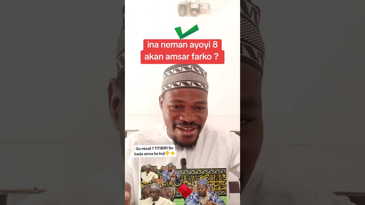 MASUSSUKA KO TAMBAYA DAYA BE AMSA BA KA SAURARA HAR KARSHE.. 