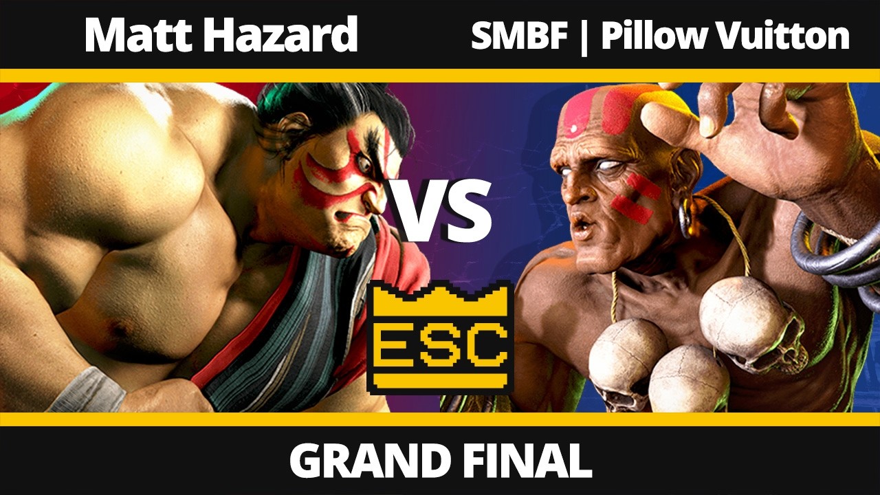 ESC 96: Matt Hazard (E. Honda) Vs. SMBF | Pillow Vuitton (Dhalsim) - SF6 Tournament - Grand Final