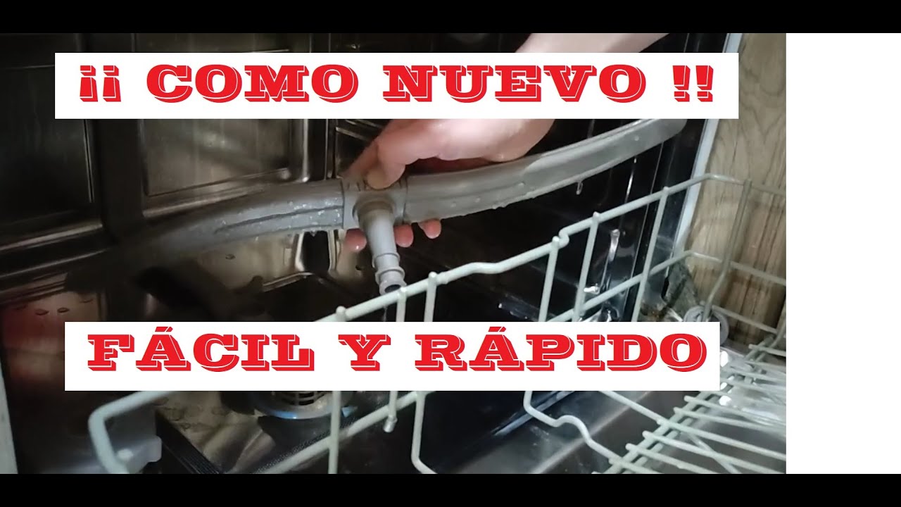 Cómo arreglar lavavajillas que no lava bien con una sencilla limpieza en profundidad.