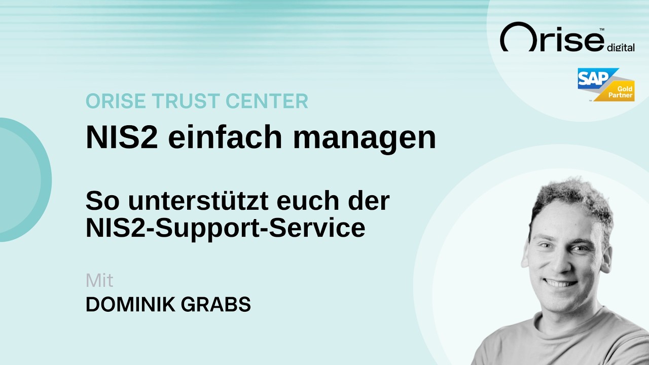 NIS2 einfach managen: So unterstützt euch der Orise NIS2‑Support‑Service
