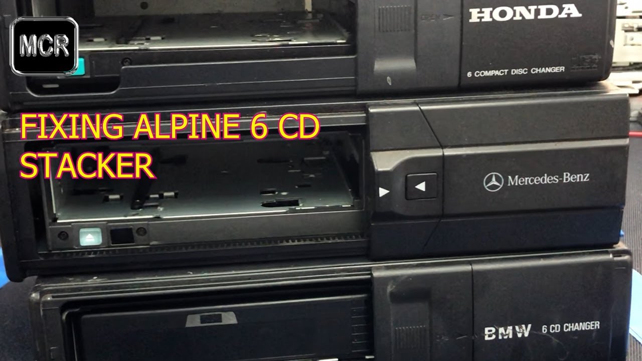 How To Repair Car Alpine  6 Stacker Mechanism Not Loading Properly, not reading disc,magazine stuck
