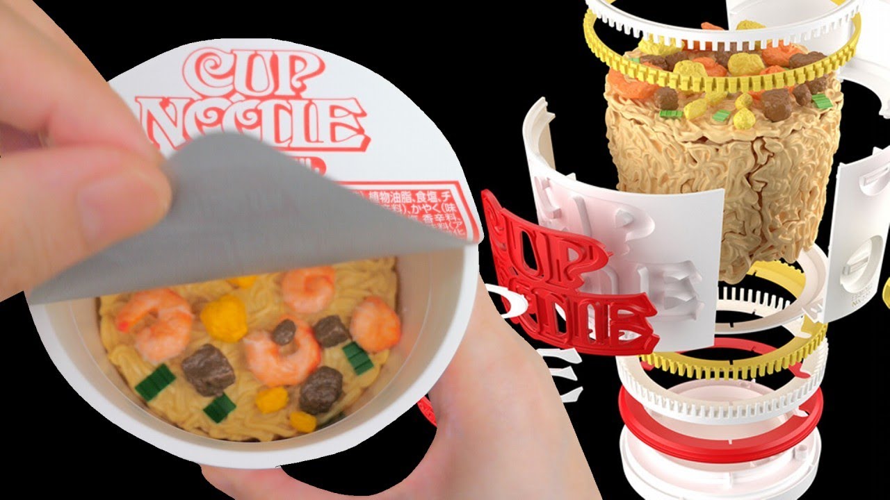 【超リアル】3分では作れない！カップヌードルプラモデル作ってみた【Cup Noodle】