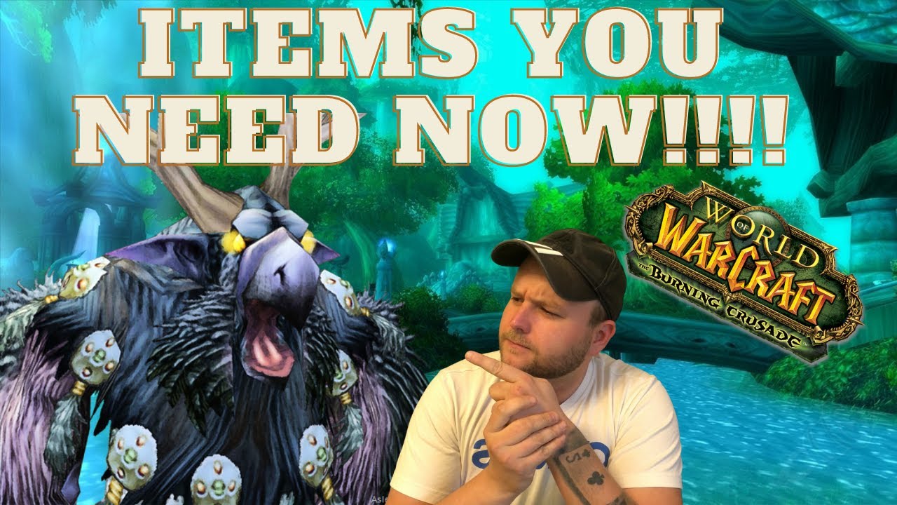 Classic WoW Balance Druid items you want for TBC! BiS Gear to get in Karazhan fast!