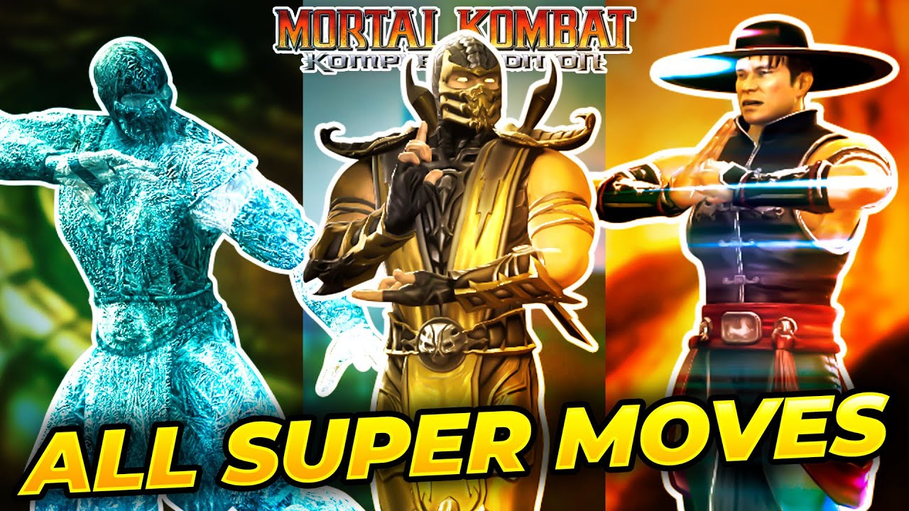 ALL SUPER MOVES (X-RAY ATTACKS) - Mortal Kombat 9 (MK9)
