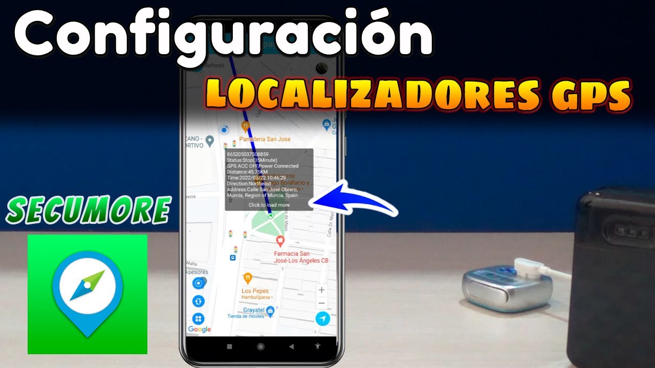 Configuración localizadores GPS basados en la APP Secumore . Instalación rastreador-localizador GPS