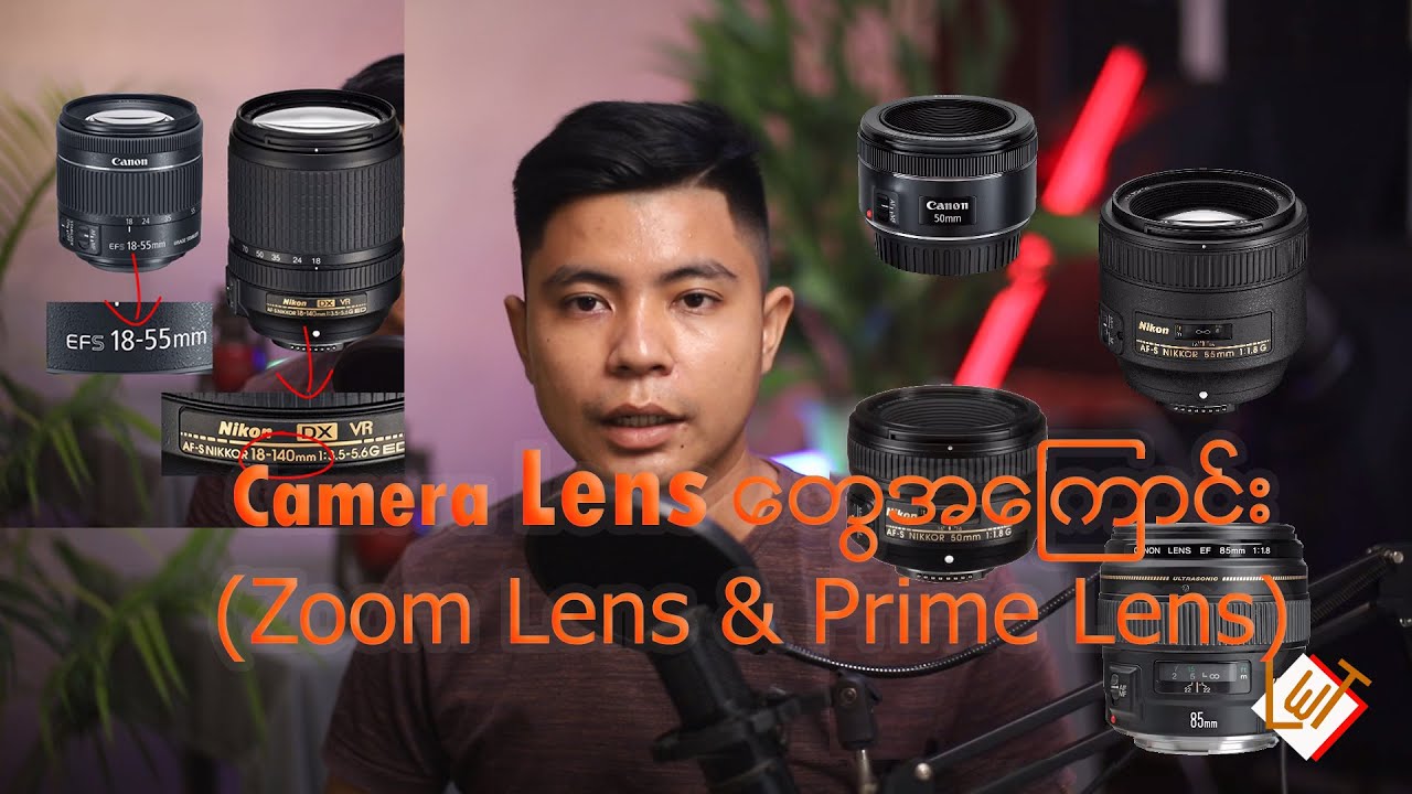 Camera Lens တွေအကြောင်း(Zoom Lens & Prime Lens) Part-1