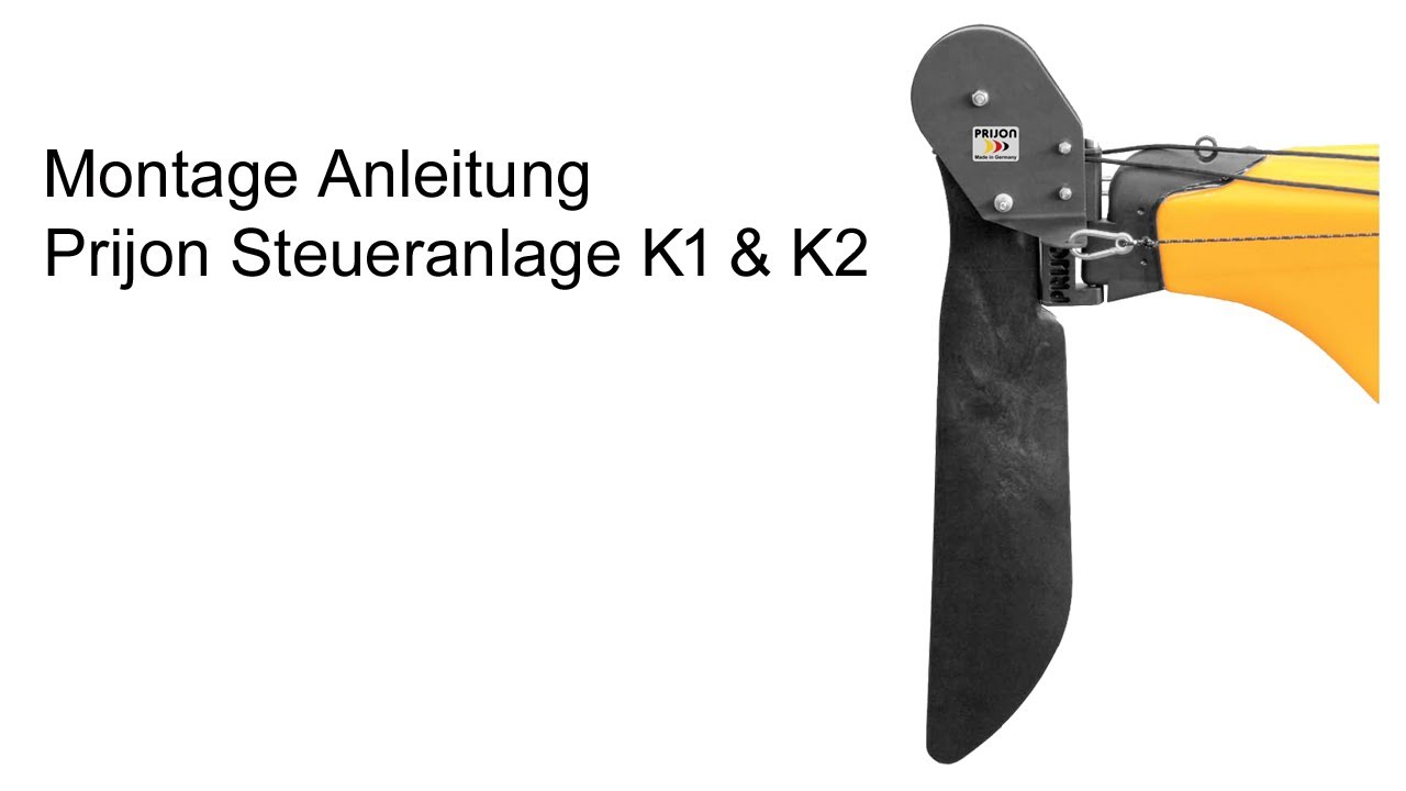Prijon Steueranlage K1 & K2 Montage Anleitung