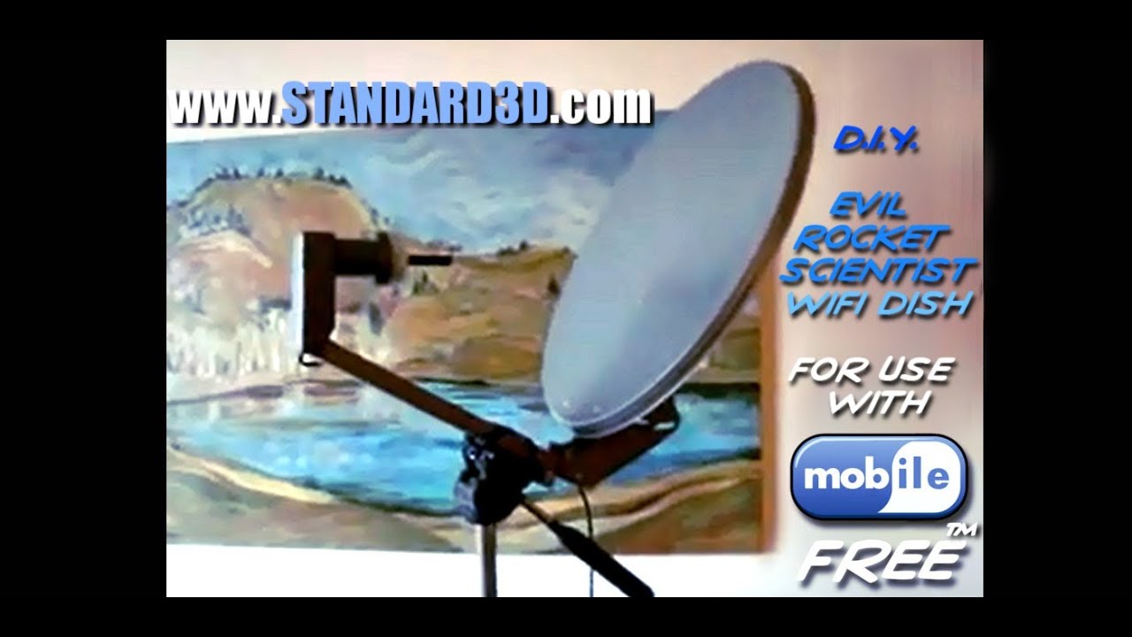How to DIY long range usb free wifi antenna satellite dish booster tutorial 2019