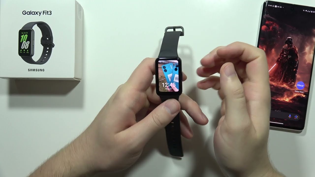 How to Change Screen Brightness on Samsung Galaxy Fit 3 - Adjust Screen Brightness