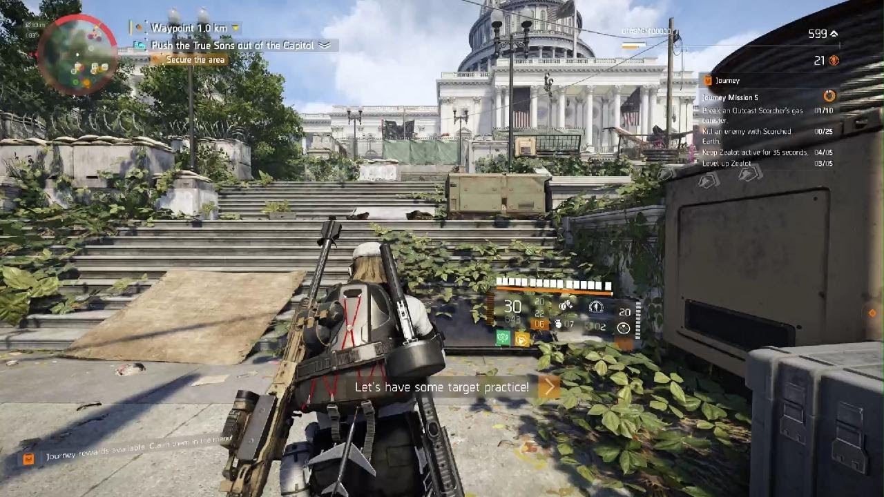 Division 2 journey mission 5 Keep zealot active for 35 sec (for any zealot level easy)