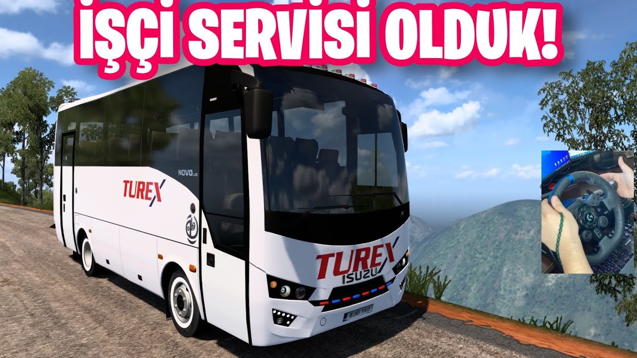 ÖLÜM YOLLARINDA İŞÇİ SERVİSİ OLDUK !!! | YAZIK OLDU ÇALIŞANLARA 😂 ETS 2 ISUZU NOVO | ETS 2 MOD