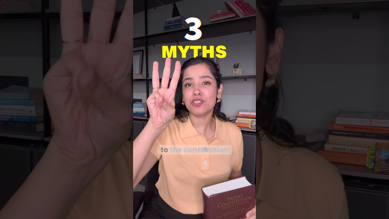Constitution Myths you didn&rsquo;t know🇮🇳😲